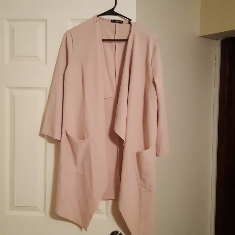 Shein Light pink coat